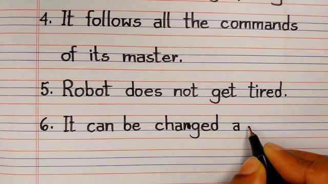 Write A Short Essay On Robot🤖 In English|10lines On Robot|