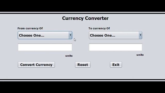 TASK :- 1 || TASK TO CREATE A CURRENCY CONVERTER IN JAVA . смотреть онлайн