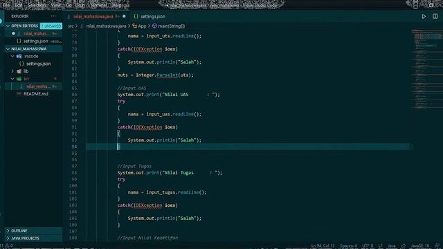 Tutorial BufferedReader dan JOptionPane Java menggunakan Visual Studio Code смотреть онлайн