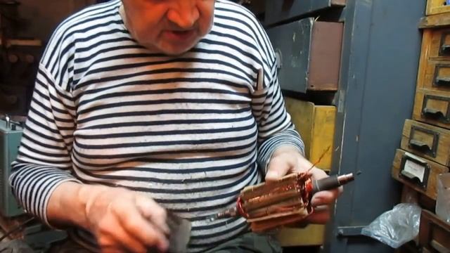 WEKA DК-32 16A 3200W перемотка якоря. смотреть онлайн