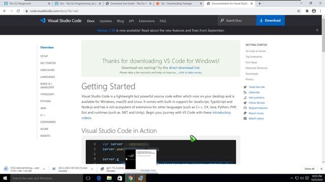 Learn Go Programming 01 Golang installation on window смотреть онлайн