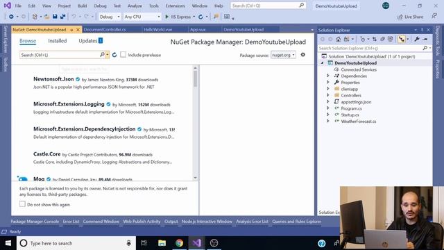 Upload de arquivos com Vue JS + Asp.Net Core + Azure Storage смотреть онлайн