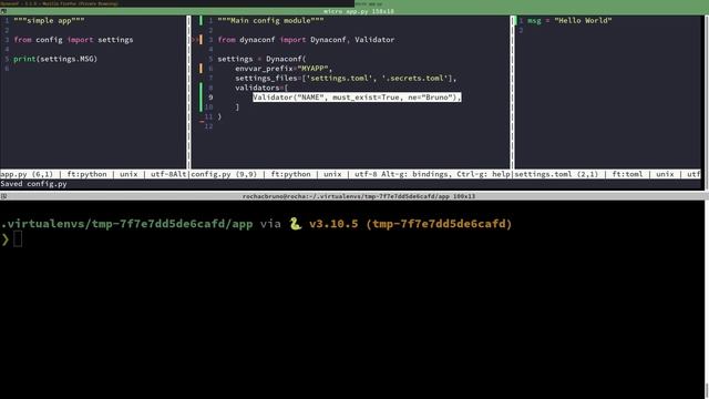 Dynaconf - Gestão de Configurações e Settings para Python - Open Source смотреть онлайн