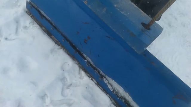 Навясны адвал ОН-1 для прыборкі і гартання снегу да матаблоку МТЗ-12, пяць гадоў бездакорнай працы. смотреть онлайн