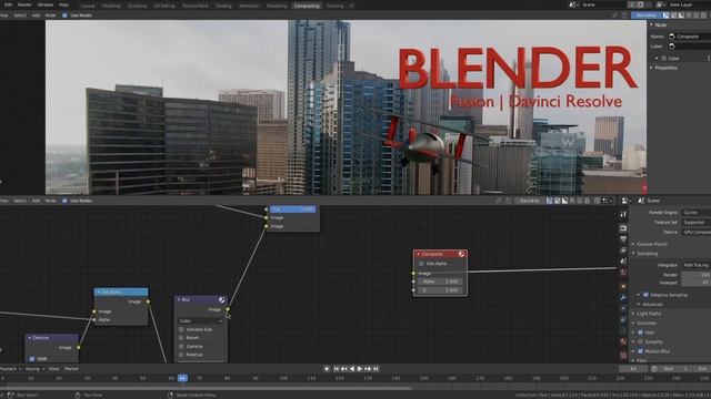 Blender + Fusion + Davinci Resolve | Compositing Workflow смотреть онлайн