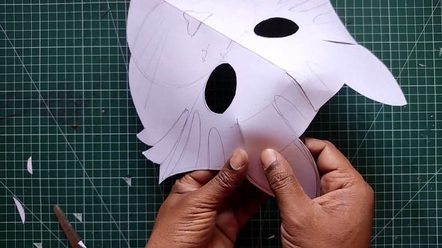 How to Make a CAT Mask | paper MASK смотреть онлайн