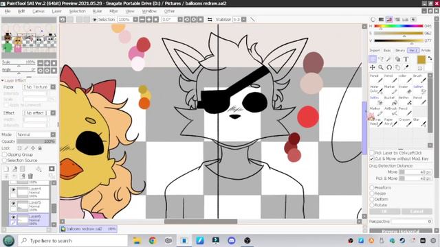 FNAF Speedpaint/Redraw l Balloons (2015 vs 2022) смотреть онлайн