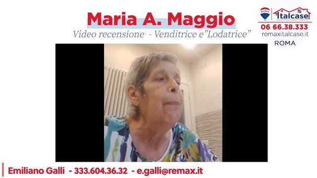 Remax Italcase & Emiliano Galli Video testimonianza di Maria A. Maggio" cliente soddisfatta !! смотреть онлайн