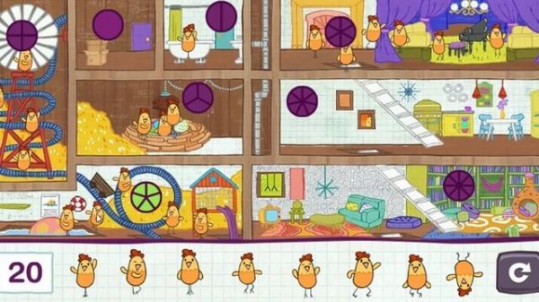 Peg Plus Cat Game Chicken Coop PBS Kids Games