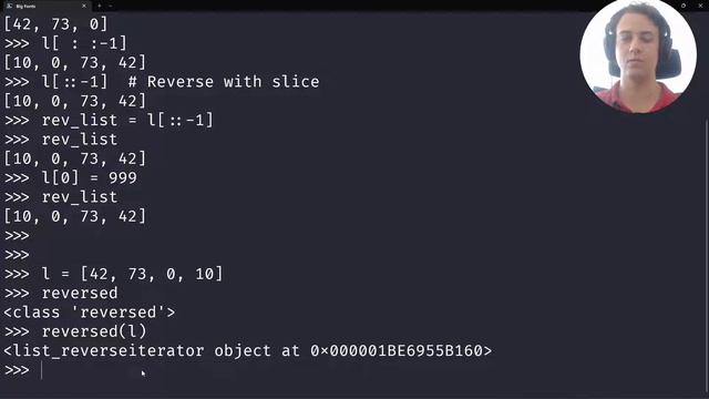 3 ways to reverse a list in Python ? смотреть онлайн