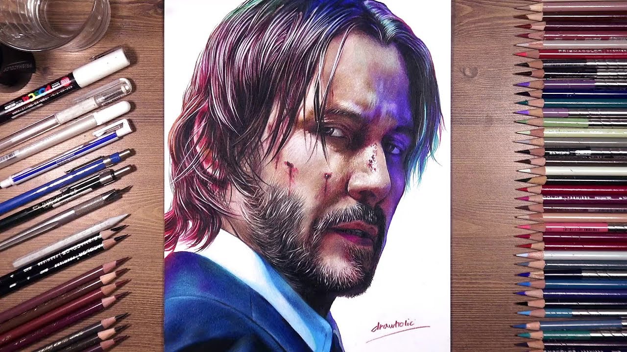 Drawing John Wick   Drawholic