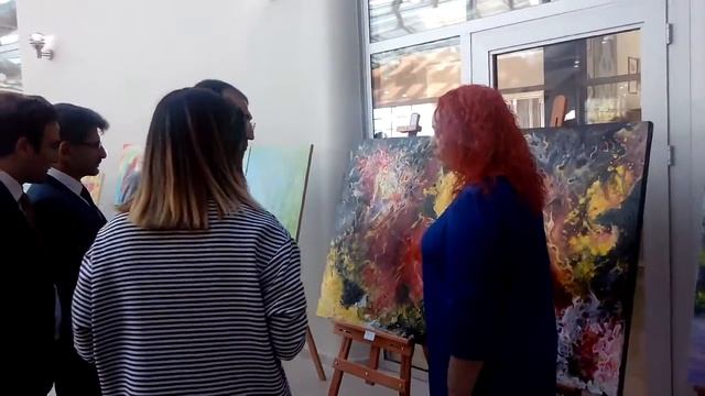 Anastasia Racovcena. Открытие международной выставки 19 пленэра художников г.Малатья Турция. смотреть онлайн