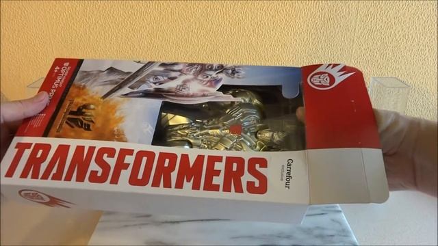 Transformers 4 AOE Silver Knight Optimus Prime Exclusive 12 Inch Action Figure Unboxing Big Toy смотреть онлайн