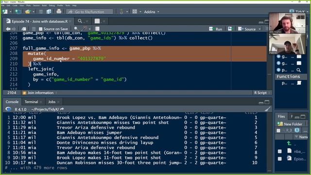 TidyX Episode 74 | Databases with R - Joins in SQL vs Local смотреть онлайн