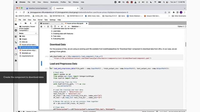 Kaggle’s House Prices competition as a Kubeflow Pipeline using the KFP SDK смотреть онлайн