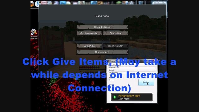 Minecraft - Item Spawner Hack v1.0 смотреть онлайн