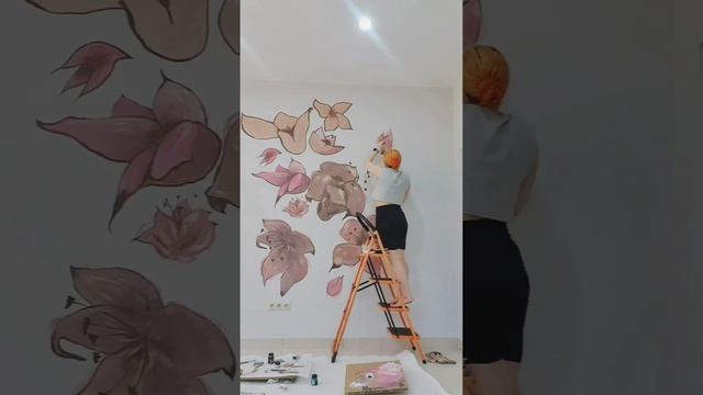 Как я расписывала 2 стены смотреть онлайн