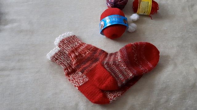 ВЯЗАНИЕ|СП НОСОЧНЫЙ БУМ 5|НЕДЕЛЯ 4|НОСКИ ИЗ ОСТАТКОВ ПРЯЖИ