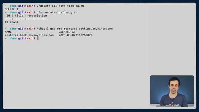 Kubernetes Native Data Service: Restore a PostgreSQL Instance from a Backup | Episode 7 смотреть онлайн