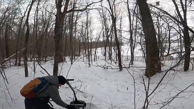 VLOG На мотосноуборде от первого лица с GoPro смотреть онлайн