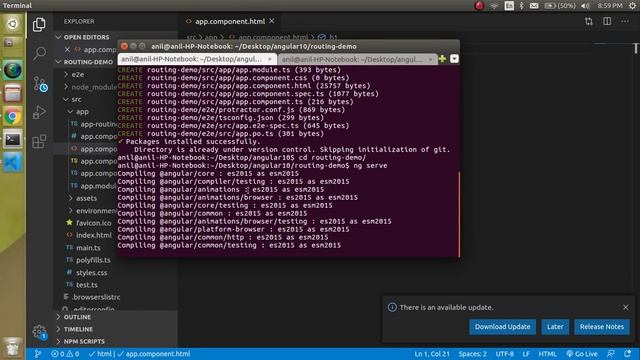 Angular 10 tutorial #24 Basic Routing смотреть онлайн