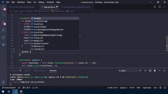 Finalizando a aplicação de lista de tarefas - Angular para iniciantes смотреть онлайн