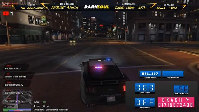 Officer Ra One On Duty | BFL Roleplay Bangladesh | GTA V RP with Dark Soul ? смотреть онлайн