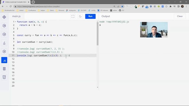 Function Currying смотреть онлайн