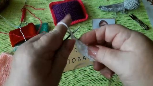 Вывязывание изнаночных петель. Чулочное вязание. смотреть онлайн
