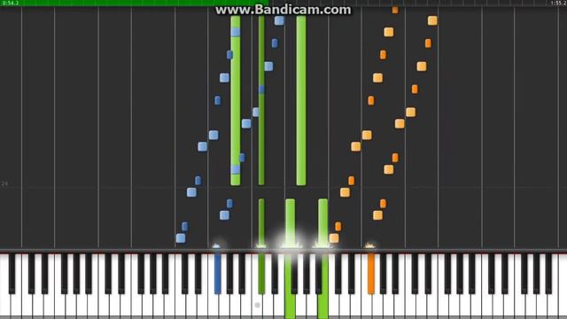 Super Mario 64 - The Endless Stairs Piano Tutorial смотреть онлайн