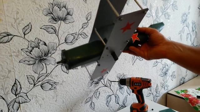 Флюгер Самолет Биплан Weathercock смотреть онлайн