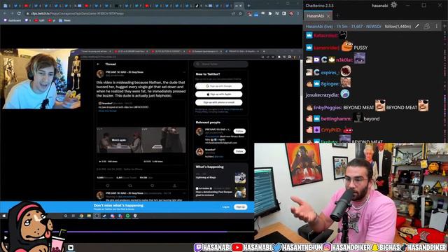 HasanAbi about pussy