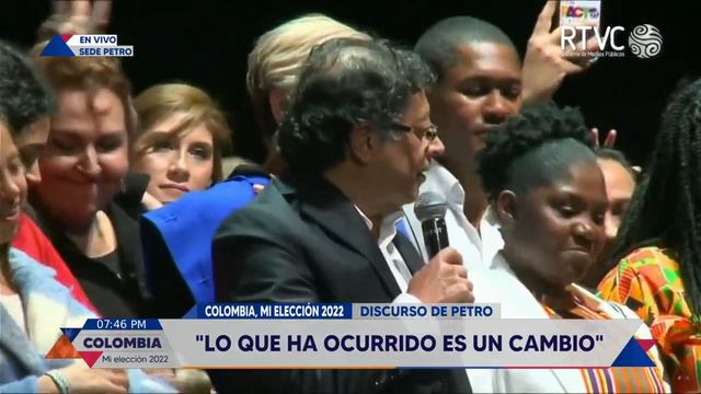 Gustavo Petro presidente: su primer discurso tras la victoria смотреть онлайн