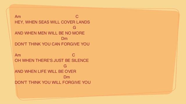 PRAYER IN C LYRICS AND CHORDS смотреть онлайн
