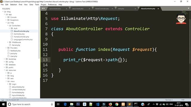 Laravel 5 Tutorial For Beginners | HTTP Request Handling | Learn HTTP Request Methods |  Part-9 ??