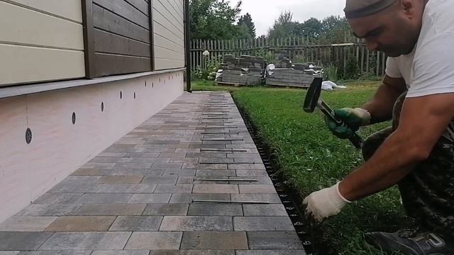#бюджетное решение, бордюры для брушадки, скрытые под гозон. смотреть онлайн