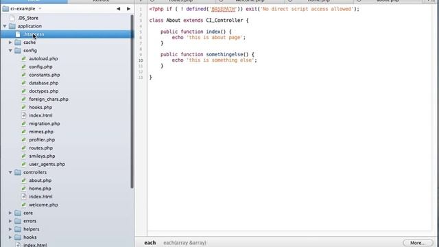 How to Remove index.php From the URL in CodeIgniter смотреть онлайн