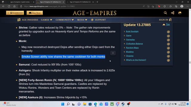 Age of Empires 3 DE: October Patch Overview (Part 2) - Civ Balance! смотреть онлайн