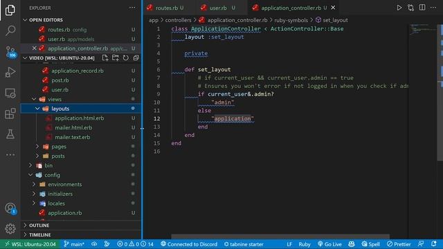 Layouts For Admin Users with Devise in Ruby on Rails 7 смотреть онлайн