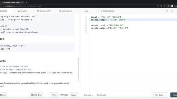 [Java] Leetcode 271. Encode and Decode Strings [String #4]