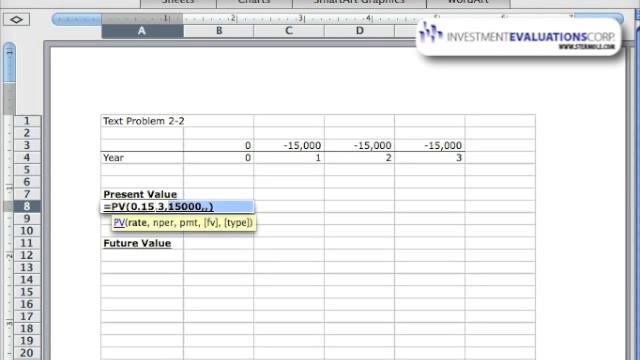 Excel Solution of Problem 2-2 смотреть онлайн
