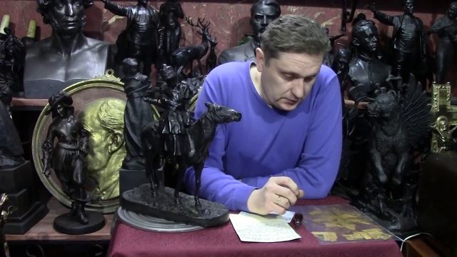 НАЙДЕН ТАЙНИК в старинной чугунной скульптуре смотреть онлайн