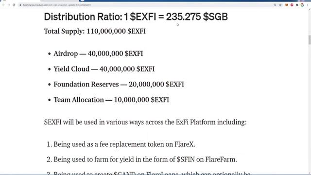 UPDATE - Hurry Up To Get Free Crypto Airdrop - Flare ExFi Token SGB WSGB - Use Case - Coin Snapshot смотреть онлайн