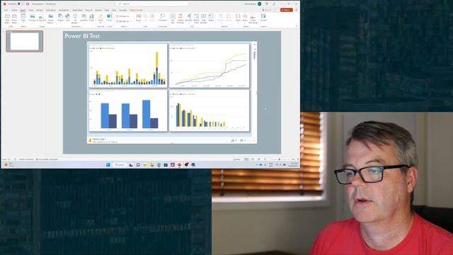 Importing Power BI visuals into PowerPoint смотреть онлайн
