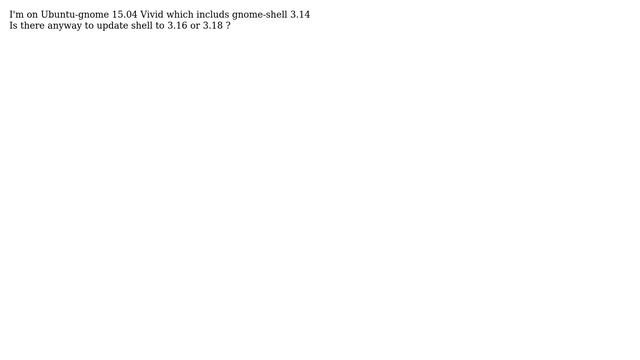 Ubuntu: How to update gnome-shell? смотреть онлайн