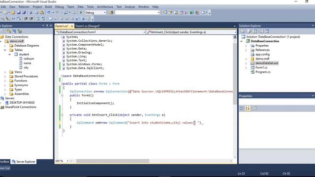 4.2 Insert, Update, Delete, Select Operation with SQL Server Database in C#.Net смотреть онлайн