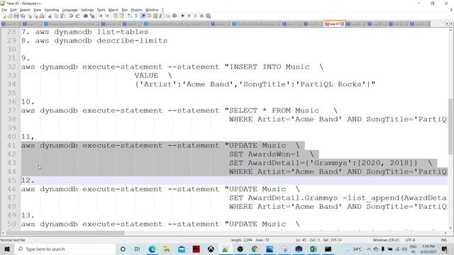 AWS DynamoDB PartiQL | AWS hands on tutorial for PartiQL to manipuplate DynamoDB tables смотреть онлайн