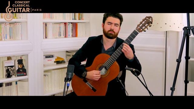 Yohann Sintas plays Sonata Op 61 3e mvt Joaquin Turina at The Little Library Concerts смотреть онлайн