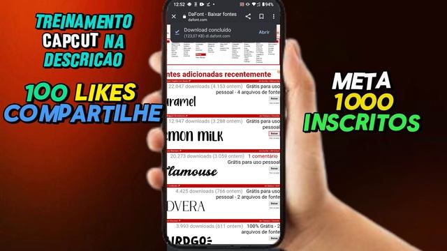 Como adicionar FONTES Do Mr Beast no Capcut Celular - Baixar novas fontes no Capcut Grátis 2024 смотреть онлайн