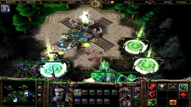 Warcraft 3 Undead Campaign 4. Key of the Three Moons - HARD! смотреть онлайн